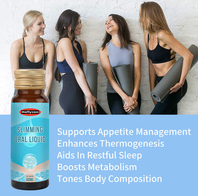 อาหารเสริมลดน้ำหนักการเผาผลาญไขมันที่กำหนดเอง OEM อาหารเอนไซม์บางดื่มอย่างรวดเร็วลดน้ำหนักของเหลวในช่องปาก