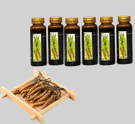 OEM ODM ฉลากส่วนตัว cordyceps oral liquid 100% Cordyceps sinensis extract solution