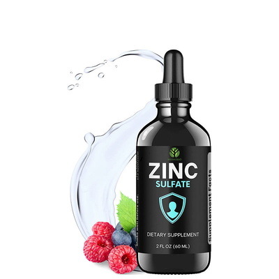 OEM Zinc Liquid Drops Zinc Sulfate Oral Liquid Vitamin C Zinc Drops อาหารเสริมสำหรับผู้ใหญ่และเด็ก