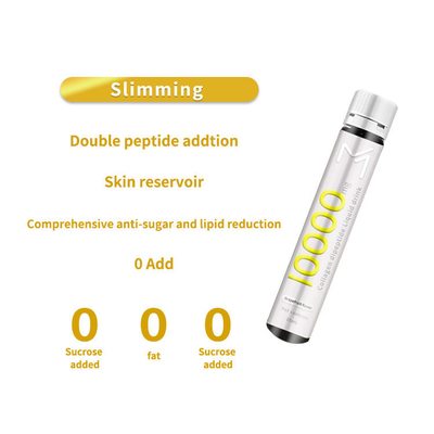 OEM Skin Brightening คอลลาเจนจากทะเลดื่มเอนไซม์ผลไม้ Blood Orange Bonito Elastic Collagen Peptide Drink Oral Liquid