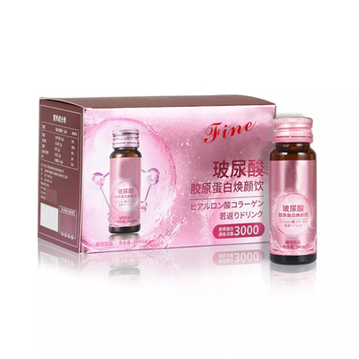 Oem ขวดฉลากส่วนตัว Halal Beauty Skin Whitening Marine Collagen Peptide Powder Liquid Drink Water Supplement