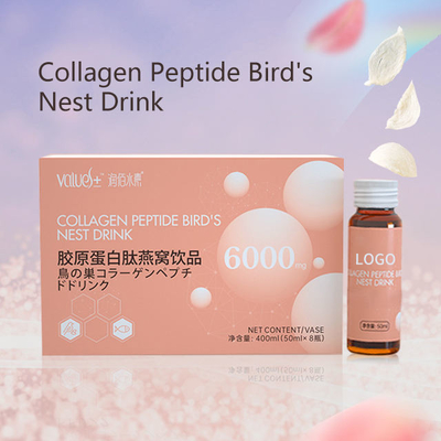 OEM Beauty Skin Whitening และ Anti Aging Beauty Collagen Peptide Bird's Nest Oral Liquid