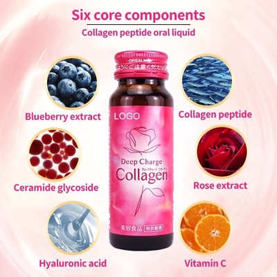 OEM / ODM Halal Bird Nest Collagen Skin whitening Oral Liquid เครื่องดื่มผลไม้ Hyaluronic acid Collagen Oral Liquid