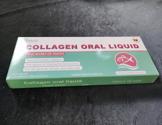 100% Natural Fish Collagen Peptide Drink Beauty Oral Liquid Beauty 10ml อาหารเสริมเพื่อสุขภาพ OEM ขายส่ง