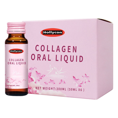 OEM Halal เครื่องดื่มเพื่อความงามเพื่อผิวสวยแบบพกพาช่วยเสริมความชุ่มชื้น Healthcare Supplement Collagen Oral Liquid