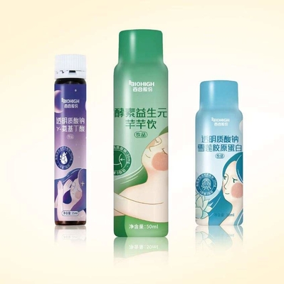 คอลลาเจนเครื่องดื่มของเหลวในช่องปากเห็ด Elderberry หญิง 30ml 50ml OEM ขวดแก้ว PE