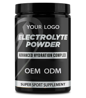 OEM บูสเตอร์อิเล็กโทรไลต์ก่อนออกกำลังกายผงเครื่องดื่มชูกำลังอิเล็กโทรไลต์ผง