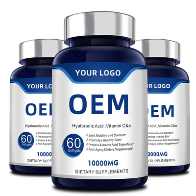 OEM ขายร้อน US ฉลากส่วนตัว Skin Whitening Collagen Capsules