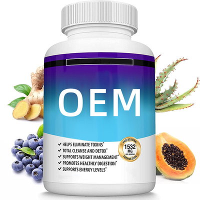 ลดน้ำหนัก OEM Capsule ดีท็อกซ์แช่แข็ง Sea Moss Apple Cider Vinegar Capsules สลิมมิ่งแคปซูล