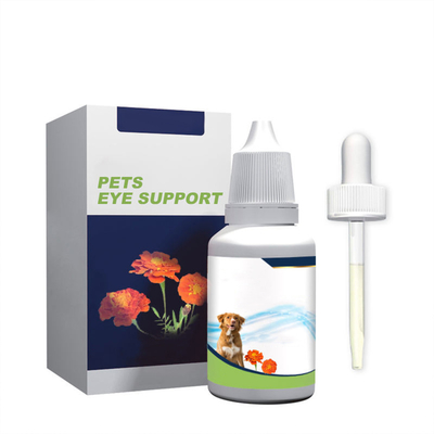 OEM Pet Eye Drops อาหารเสริมสำหรับสัตว์เลี้ยงสำหรับลูกสุนัขและลูกแมว
