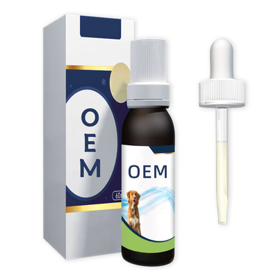 OEM Pet Eye Drops อาหารเสริมสำหรับสัตว์เลี้ยงสำหรับลูกสุนัขและลูกแมว