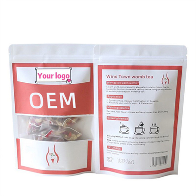 OEM 100% Natural Herb Fibroid Tea Uterus Cleaning Feminine Tearelief Pain ชามดลูกอุ่น