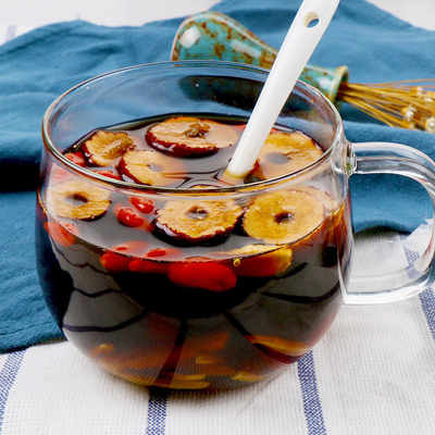 อบเชยน้ำตาลทรายแดงกุหลาบ Medlar Ginger Jujube Tea OEM