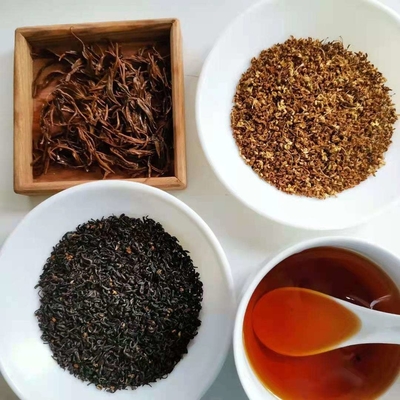 ใบออร์แกนิกจากธรรมชาติทดแทนเพื่อสุขภาพสำหรับชาชาดำออสมันตัส