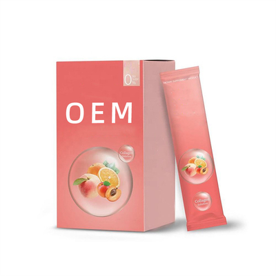 ผู้ใหญ่ OEM Fish Collagen Peptide ไวท์เทนนิ่งบำรุงวัยรุ่น