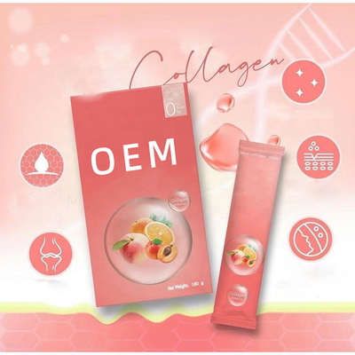 ผู้ใหญ่ OEM Fish Collagen Peptide ไวท์เทนนิ่งบำรุงวัยรุ่น