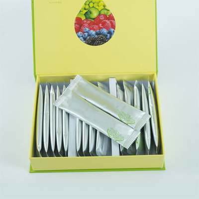 15 Sticks / Box Detox Fiber Powder OEM วัตถุดิบผงเอนไซม์ผลไม้