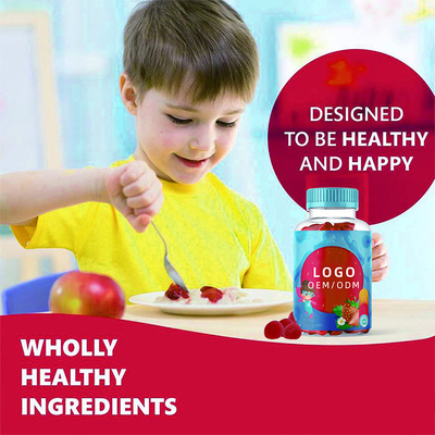 OEM อาหารเสริมสำหรับเด็ก Sugar Free Kids Multivitamin Gummies โปรไบโอติกแบบเคี้ยวได้