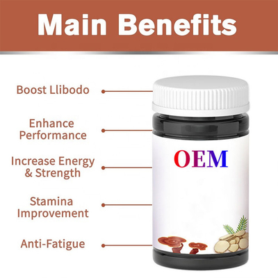 Black Tongkat Ali Extract Horney Goat Weed พร้อมฟังก์ชั่นภูมิคุ้มกัน Maca Capsules เพื่อสุขภาพผู้ชาย