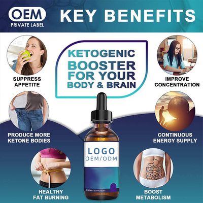 30ml Biotin Collagen Drops Slimming BHB Keto Drops OEM Oil Seed สารสกัดจากสมุนไพรน้ำมันหอมระเหย