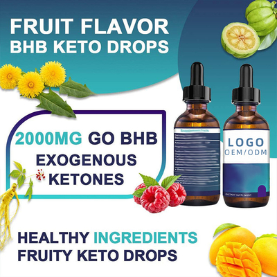 30ml Biotin Collagen Drops Slimming BHB Keto Drops OEM Oil Seed สารสกัดจากสมุนไพรน้ำมันหอมระเหย