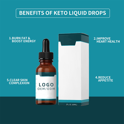 OEM Biotin Collagen Drops 60ml Keto Drops สำหรับการลดน้ำหนัก