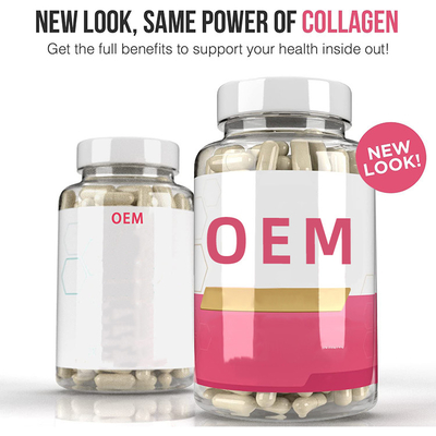 ผลิตภัณฑ์ดูแลผิว OEM Pills Face Collagen Vitamin C Capsules เม็ด Anti Aging