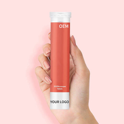 OEM 250mg-1000mg Effervescent Collagen Tablets ไม่มีผลข้างเคียงต่อสุขภาพผิว