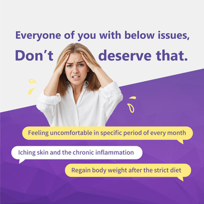 HACCP ISO Women Hormones Anti Anxiety กลั่น Borage Oil Softgel Capsule