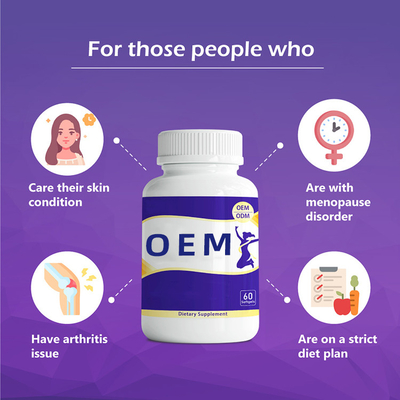 HACCP ISO Women Hormones Anti Anxiety กลั่น Borage Oil Softgel Capsule