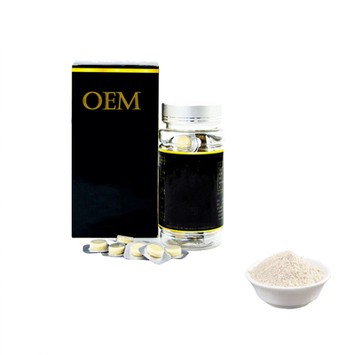 อาหารสุขภาพ Maca Ginseng Tablet การป้องกันโรค เสริมแรงชาย สีเหลือง