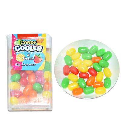 ฮาลาลหวานหลายสีรสผลไม้ แบล็อกคอมเพรส แคนดี้ในขวด